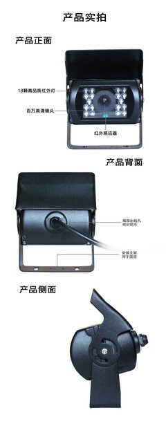 ST3001 夜视鹰高清车载摄像头 赋能商用车安全驾驶的监控利器